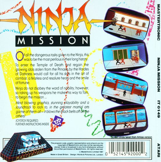 Ninja Mission — box-2D-back (EU)