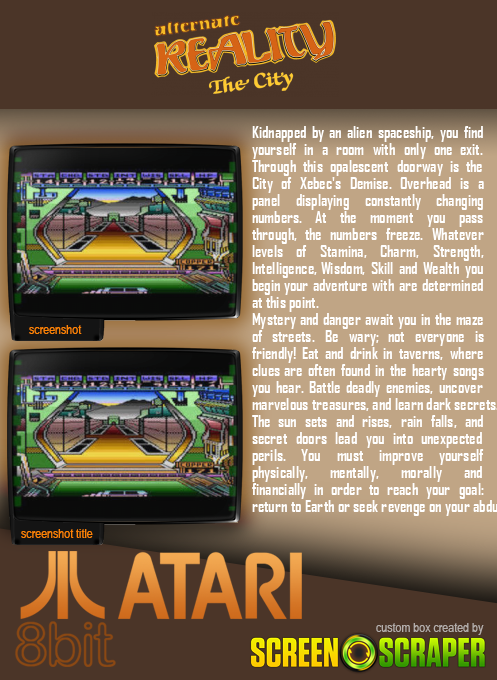 Alternate Reality - The City — box-2D-back (SS)