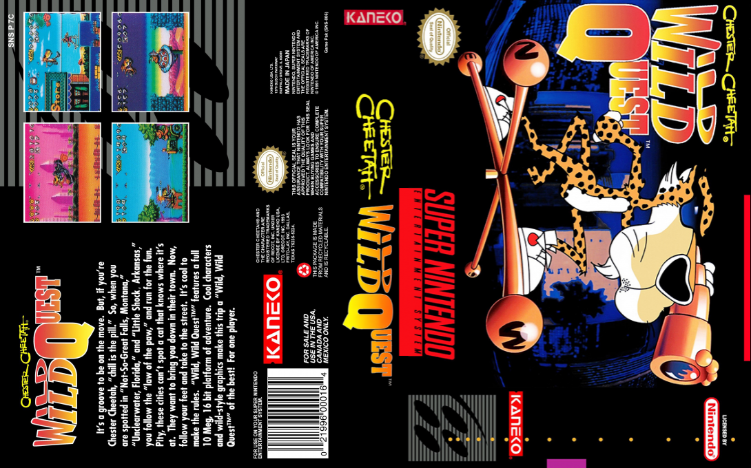 Chester Cheetah - Wild Wild Quest — box-texture (US)