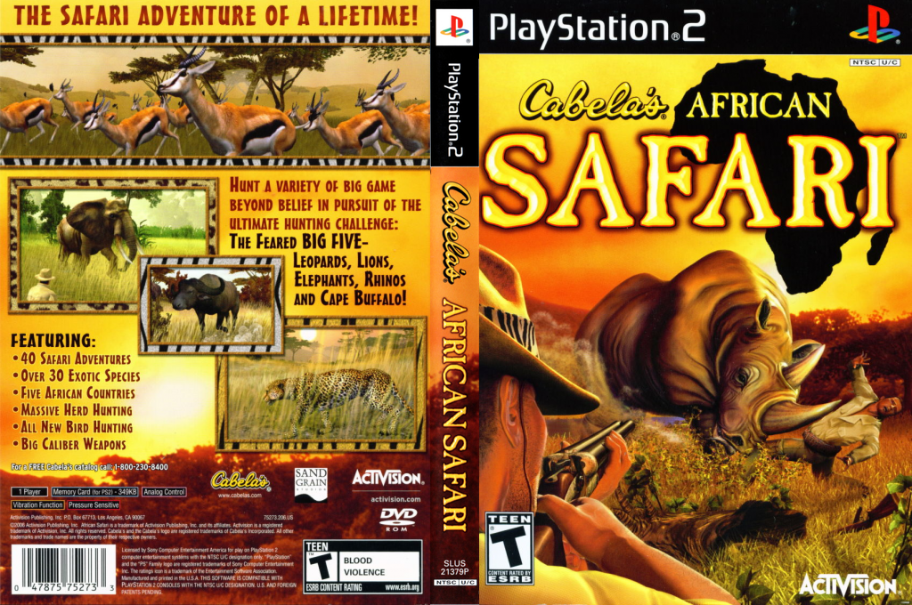 Cabela's African Safari — box-texture (US)