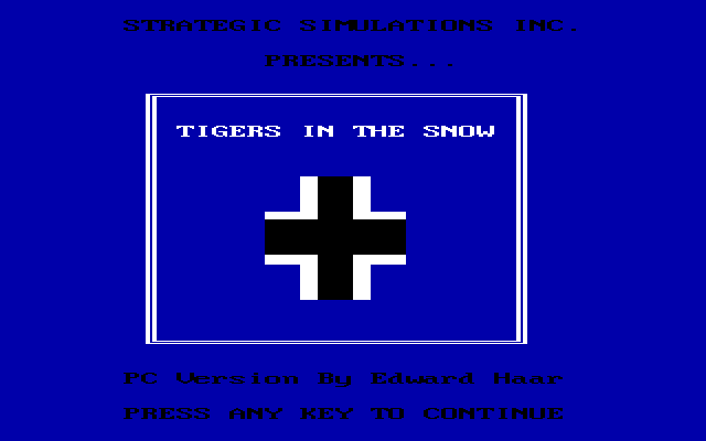 Battle Of The Bulge, The - Tigers In The Snow — sstitle (US)