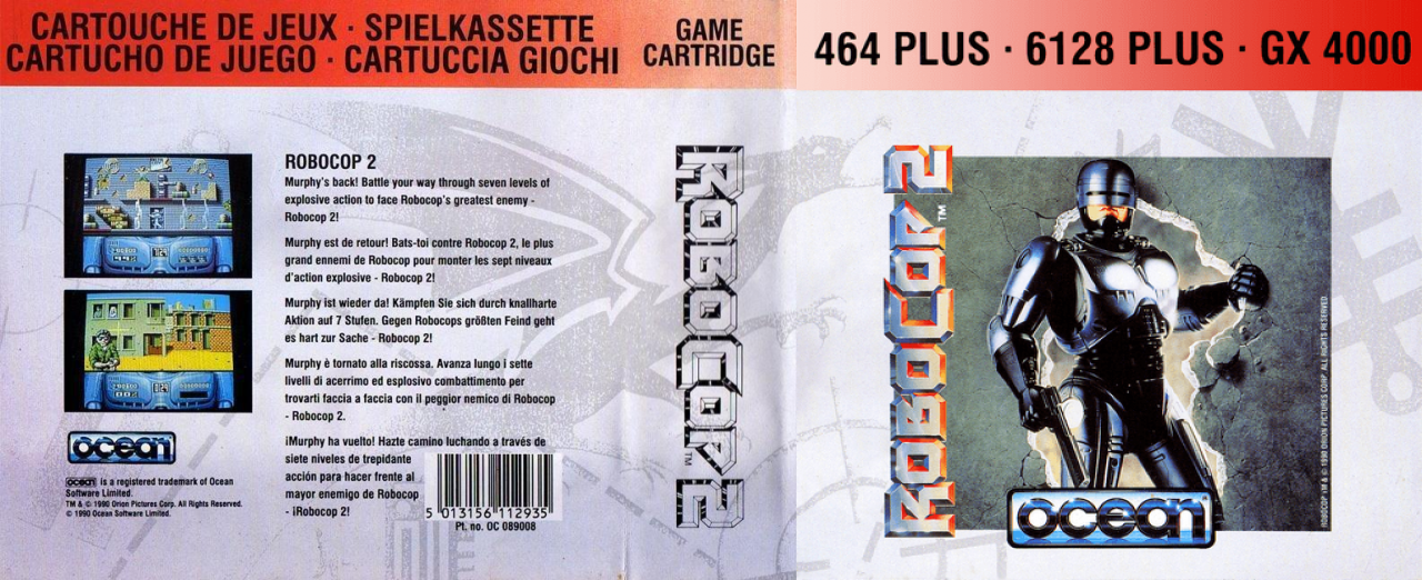 Robocop 2 — box-texture (EU)