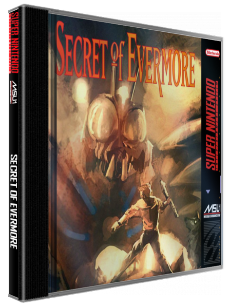 Secret of Evermore — box-3D (US)