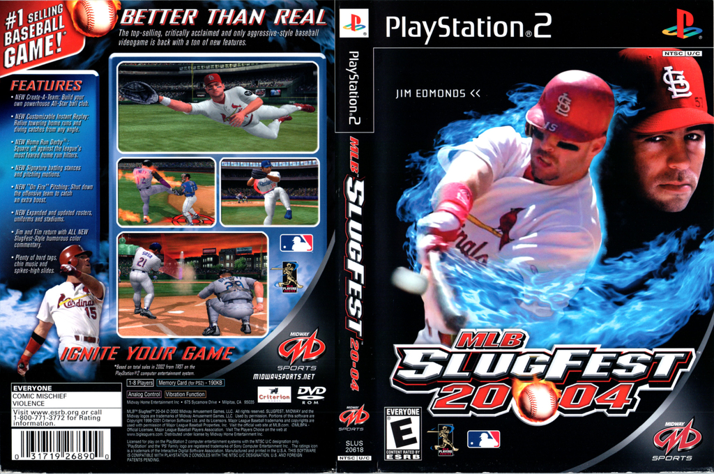 MLB SlugFest 2004 — box-texture (US)