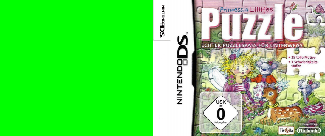 Prinzessin Lillifee Puzzle - Echter Puzzlespass fuer Unterwegs — box-texture (DE)