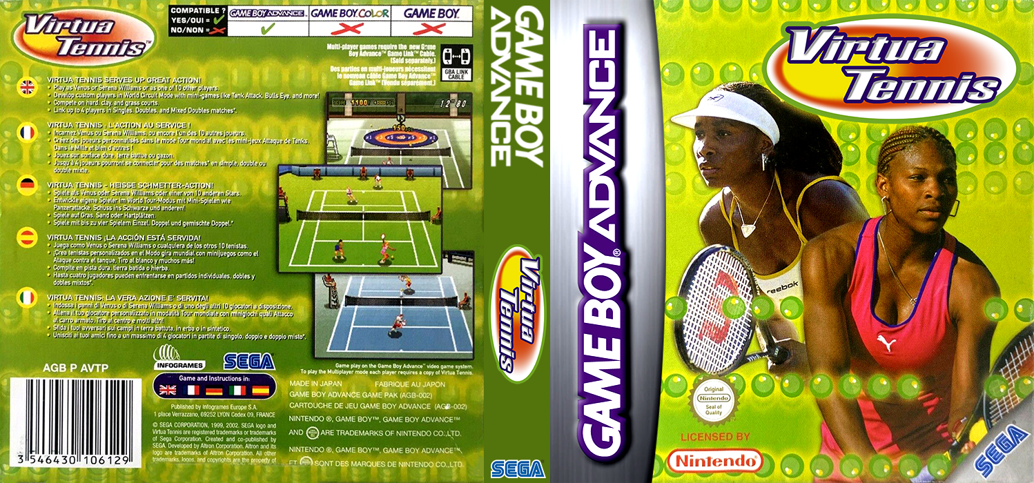 Virtua Tennis — box-texture (EU)