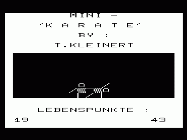 Mini Karate — ss (WOR)