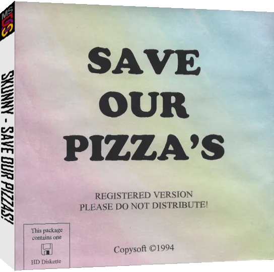 Skunny - Save Our Pizzas! — box-3D (CUS)