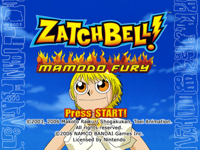 Zatch Bell! Mamodo Fury — sstitle (US)
