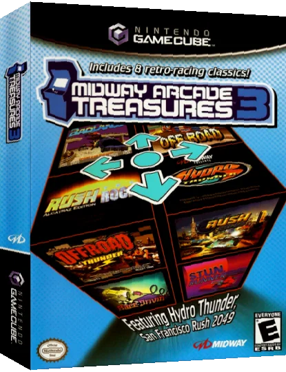 Midway Arcade Treasures 3 — box-3D (US)