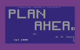 Plan Ahead — sstitle (EU)