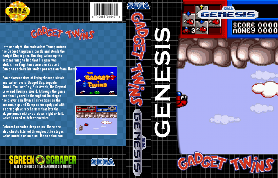Gadget Twins, The — box-texture (SS)