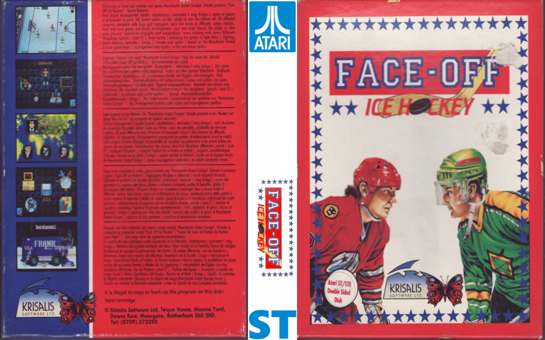 Face-Off Ice Hockey — box-texture (EU)