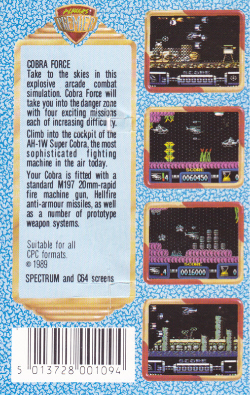 Cobra Force — box-2D-back (EU)