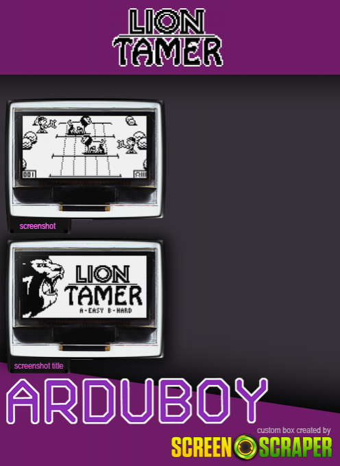 Lion Tamer — box-2D-back (SS)
