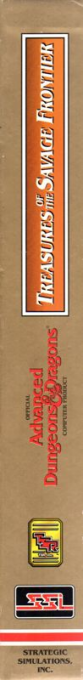 Advanced Dungeons & Dragons - Treasures of the Savage Frontier - A Savage Frontier Fantasy Role-Playing Epic, Vol.II — box-2D-side (US)