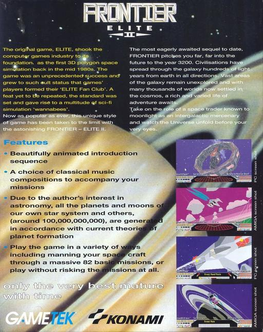 Frontier - Elite II — box-2D-back (EU)