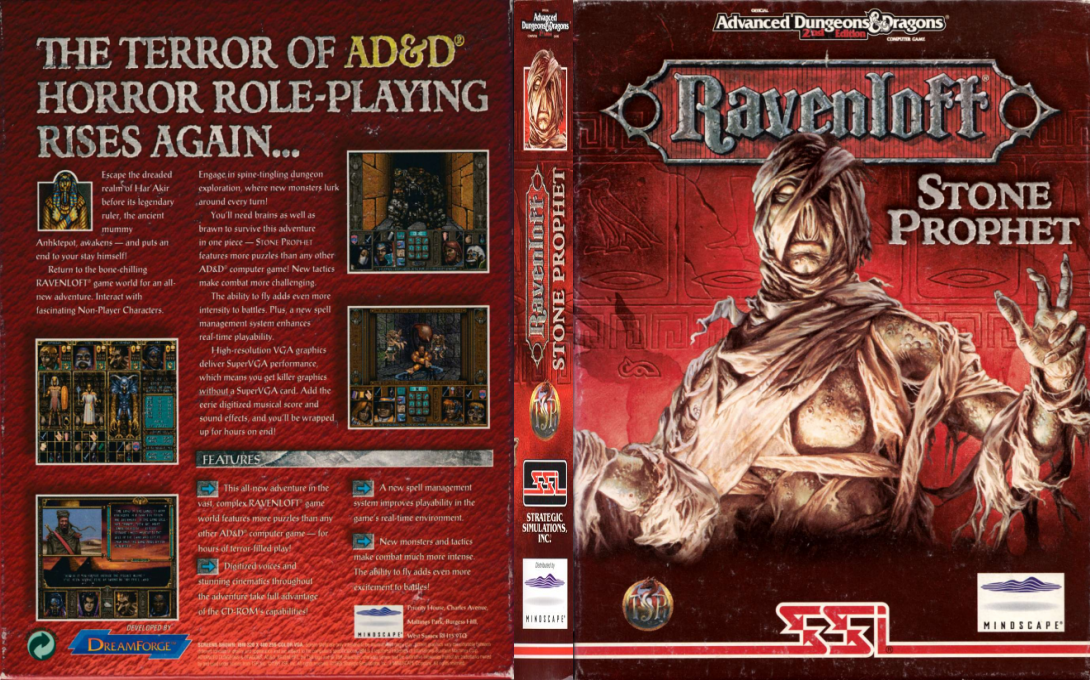 Ravenloft - Stone Prophet — box-texture (EU)
