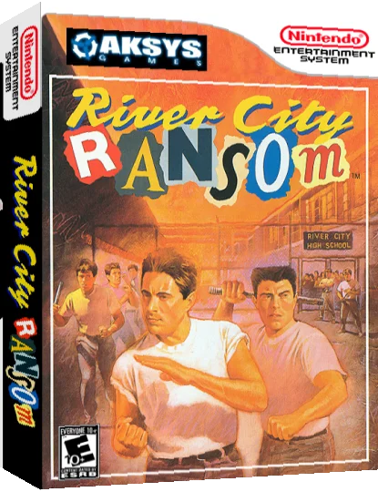 River City Ransom — box-3D (US)