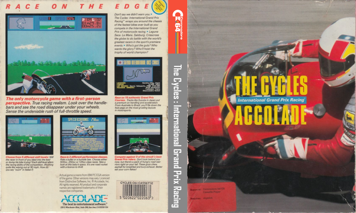Cycles - International Grand Prix Racing, The — box-texture (EU)