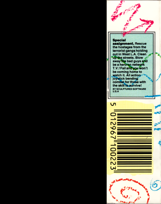 Angeles SWAT, Los — box-2D-back (EU)