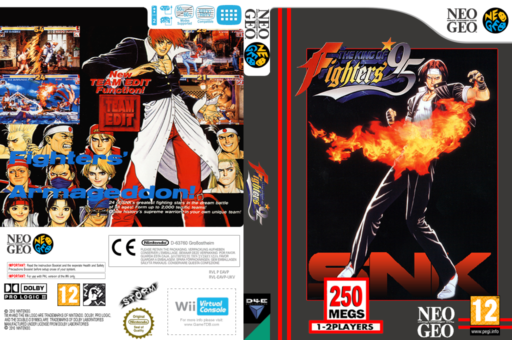 The King of Fighters '95 — box-texture (EU)