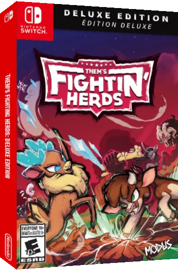 THEM'S FIGHTING HERDS - DELUXE EDITION — box-3D (US)