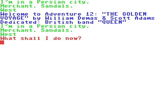The Golden Voyage — ss (WOR)