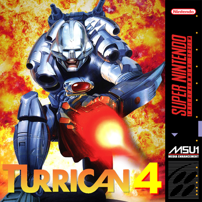Turrican 4 box art