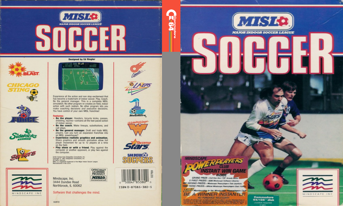 American Indoor Soccer — box-texture (US)