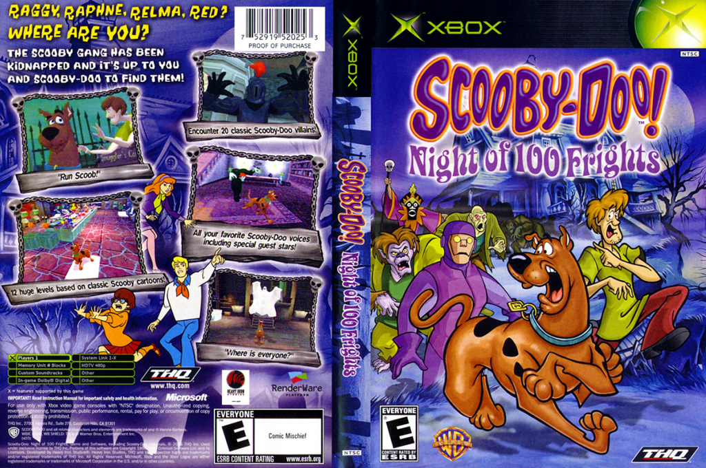 Scooby-Doo! Night of 100 Frights — box-texture (US)