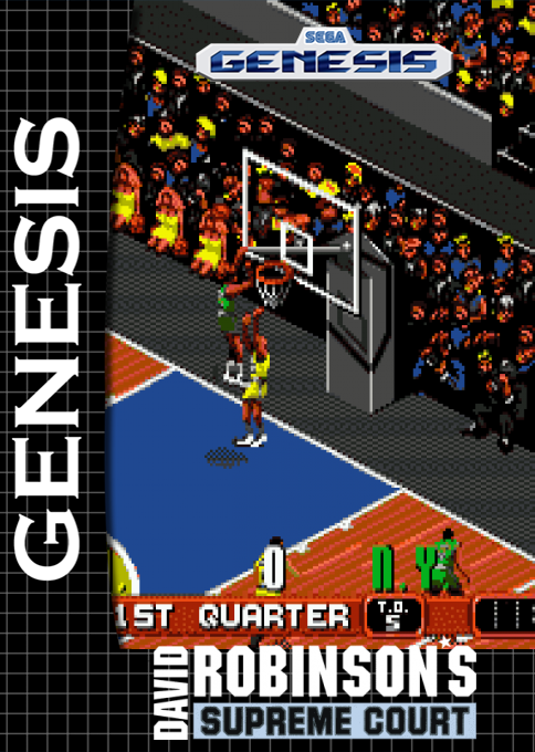 David Robinson Basketball — box-2D (SS)