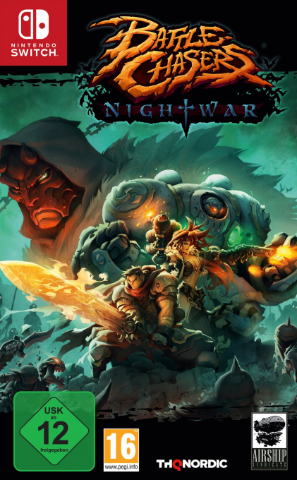 Battle Chasers - Nightwar — box-2D (DE)