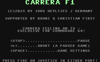 Carrera F1 — sstitle (WOR)