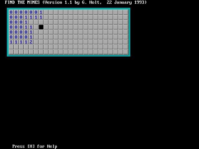 Find the Mines — ss (WOR)