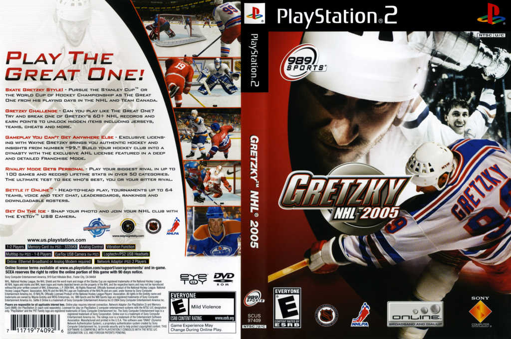 Gretzky NHL 2005 — box-texture (US)