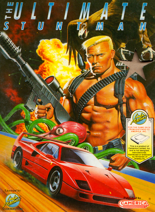 Ultimate Stuntman, The box art