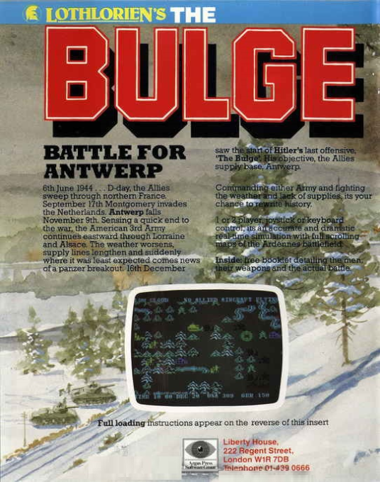 The Bulge : Battle for Antwerp — box-2D-back (EU)