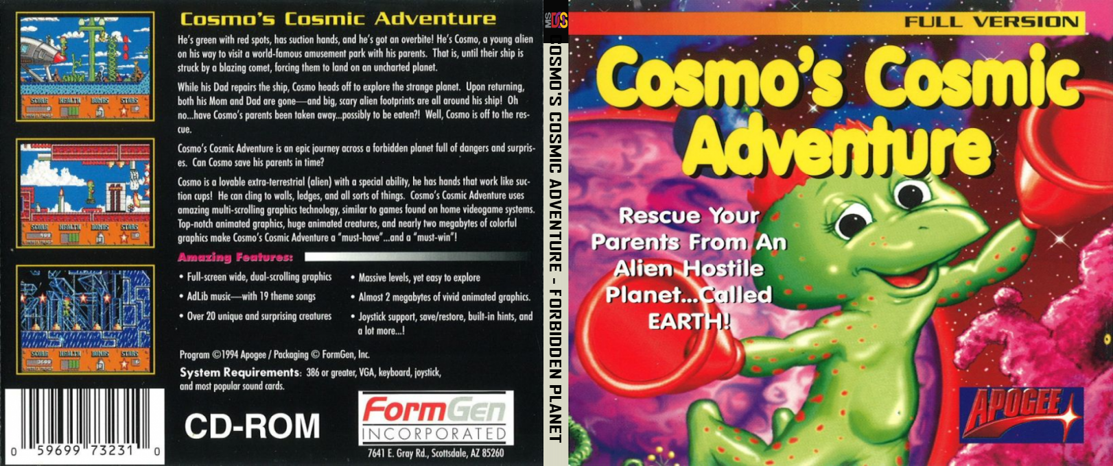 Cosmo's Cosmic Adventure — box-texture (CUS)