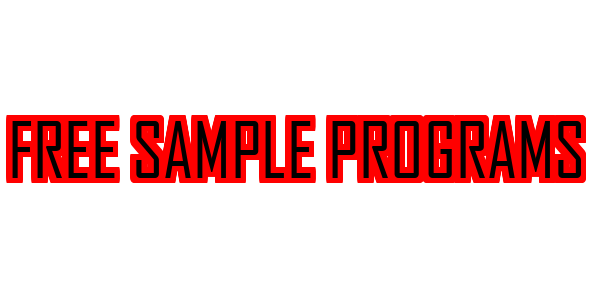 Free Sample Programs — wheel-hd (SS)