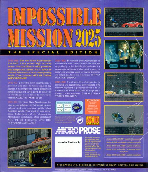 Impossible Mission 2025 - The Special Edition — box-2D-back (EU)