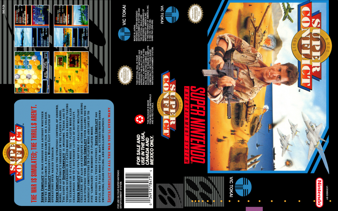 Super Conflict - The Mideast — box-texture (US)