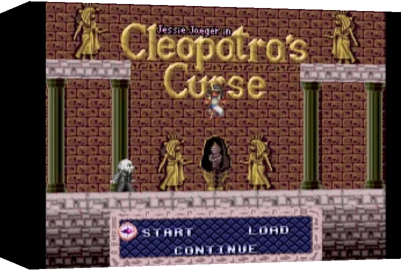 Jessie Jaeger in Cleopatra's Curse — box-3D (WOR)