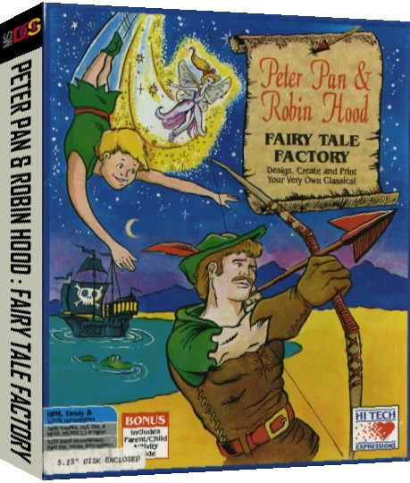 Peter Pan and Robin Hood Fairy Tale Factory — box-3D (US)