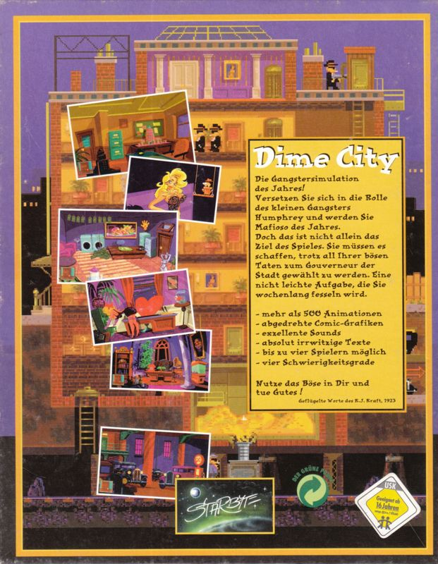 Dime City — box-2D-back (DE)