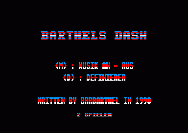 Barthels Dash — sstitle (EU)
