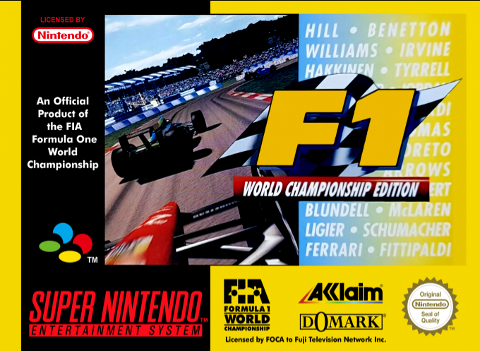 F1 World Championship Edition box art