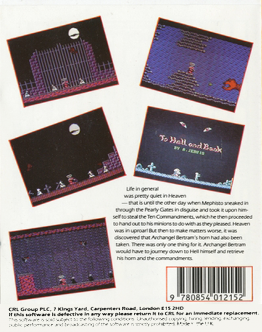 To Hell and Back — box-2D-back (EU)