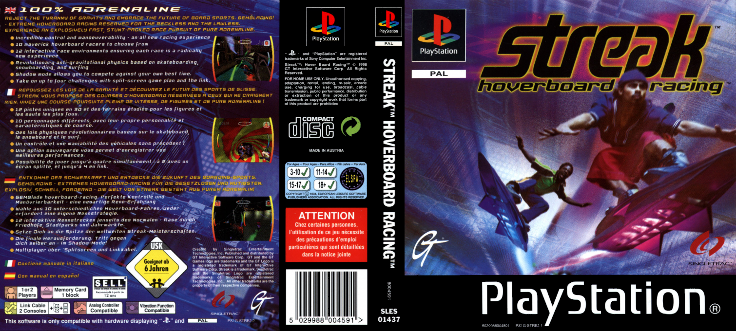 Streak - Hoverboard Racing — box-texture (EU)