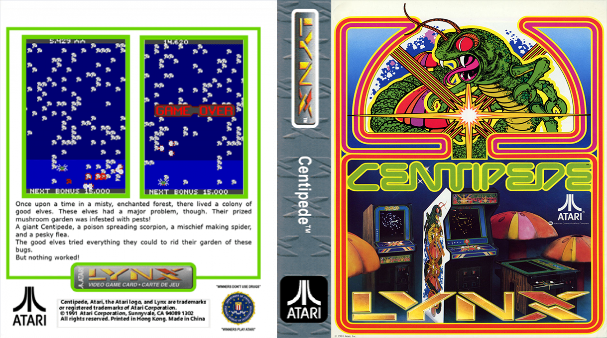 Centipede — box-texture (US)